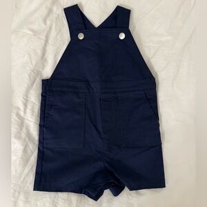 Jacadi Dark Navy Blue Kids Overall Shorts